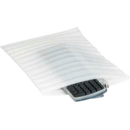 BOX PACKAGING Foam Pouches, 10"W x 10"L x 1/8" Thick, 150/Pack FP1010